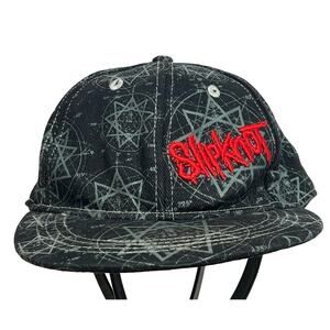 Vintage Y2K Slipknot AOP All Hope Is Gone Stretch Fit Hat Fits L/XL RARE